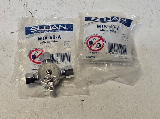 2 Quantity Sloan MIX-60-A Mixing Valves 3326009 | 671254142114 (2 Quantity)