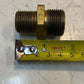 9 Qty of Brass Bulkhead Hex Fittings 1-5/8" Long 21mm Thread 32mm Hex (9 Qty)