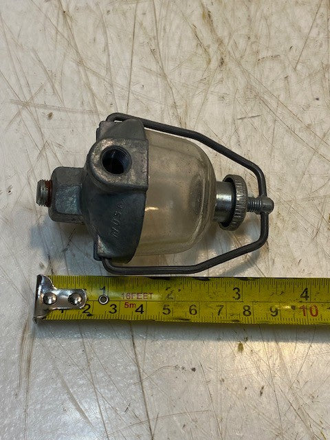 Tillotson Vintage Glass Fuel Sediment Bowl Assembly Made in USA Fuel Strainer