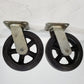 2 Pack Of Castor Wheels Apex Swivel 7-1/2" (2 Qty)