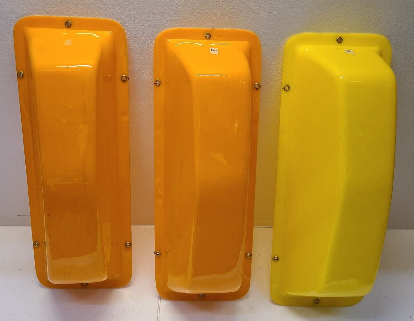 3 Quantity of ABS Roof Taxi TopLights & Magnetic Base 18" x 6.5" (3 Qty)