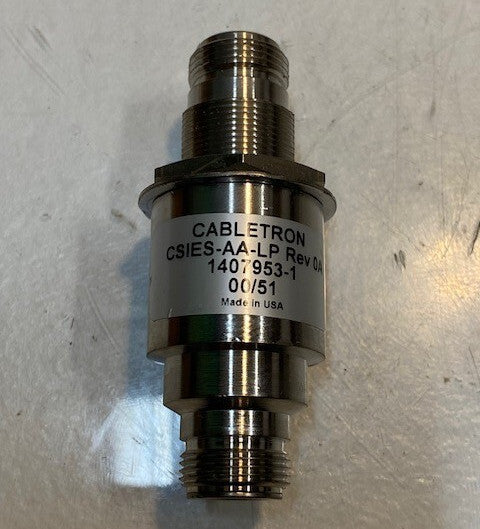 CABLETRON CSIES-AA-LP Rev 0A 1407953-1 Coaxial Surge Protector