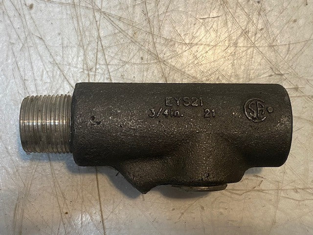 Crouse-Hinds EYS21 3/4" Malleable Conduit Sealing Fitting Female & Male Ends