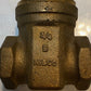 NIBCO 3/4" BRONZE GATE VALVE T-131 | 150 SWP 300 WOG 2A727A
