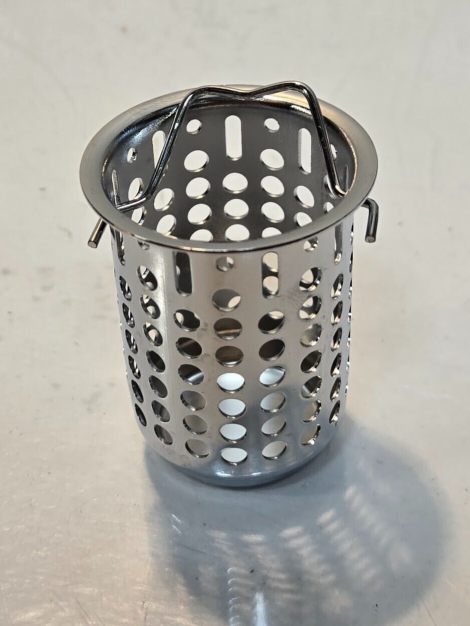 Elkay LK36 Drain Fitting 2-7/8" Nickel Plated Brass Body, Deep Strainer Basket