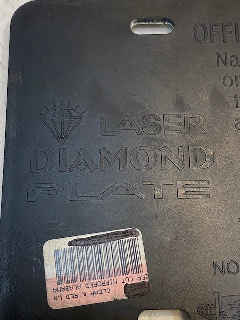 Laser Diamond Plate Auburn Tigers Novelty License Plate 11-3/4" x 5-3/4"