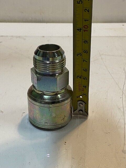 Hydraulic Crimp Fitting ATTC-16 Male Bore 20mm Thread 33mm 49mm OD