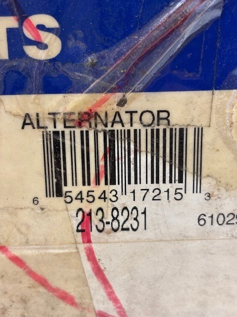 Napa Autoparts Rayloc Remanufactured Alternator w/o Pulley | 213-8231