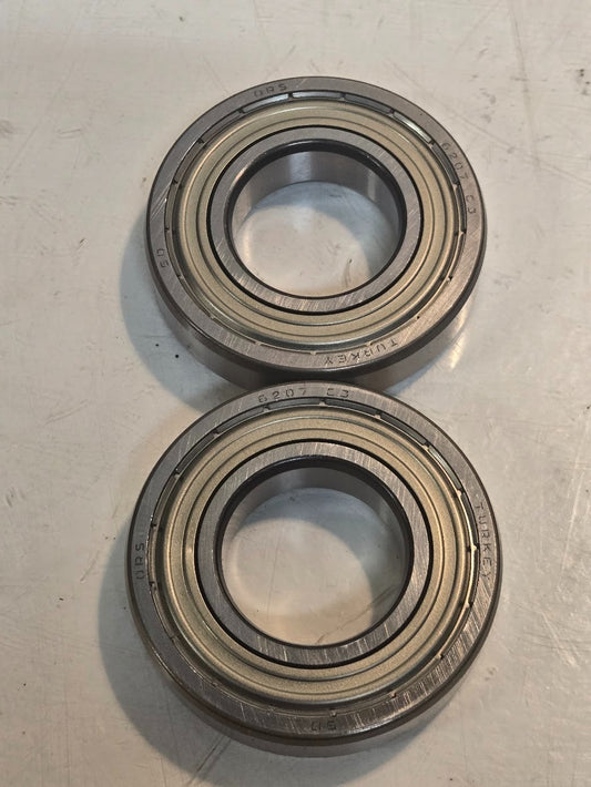 2 Quantity of ORS 6207 C3 Metal Shielded Ball Bearings | 72 mm OD (2 Quantity)