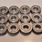 12 Quantity of Metal Shielded Ball Bearings SFR8Z | 1-1/8 in OD (12 Qty)
