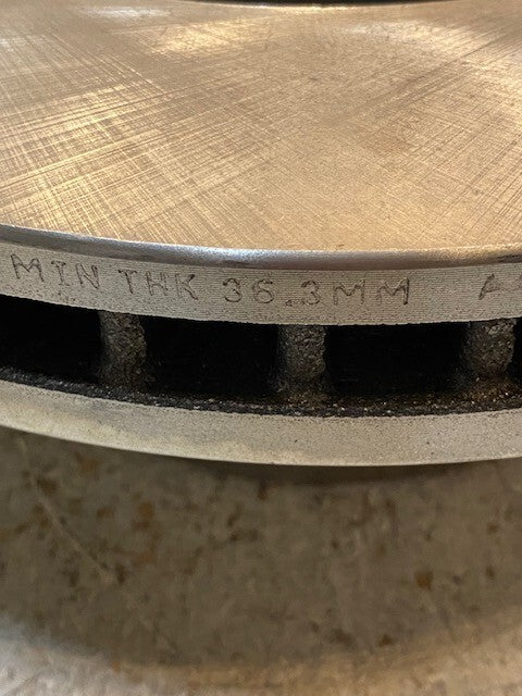 Brake Disc Rotor 325455 Min Thk 36.3 MM 168 M 03046 12-7/8" OD 4-7/8" Bore