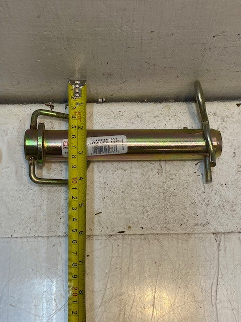 2 Qty of Double HH 25673 Zinc Plated Hitch Pins 1-1/4" Dia. 6-1/4" Long (2 Qty)