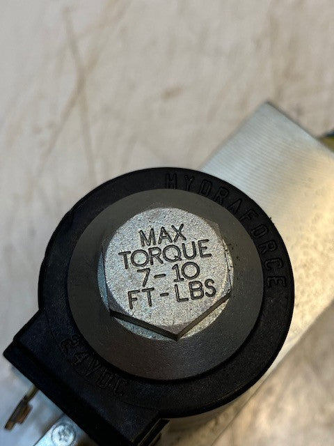 Miller Hydraulic Solenoid Valve Block Max Torque 7-10 ft-lbs VOHFL001204