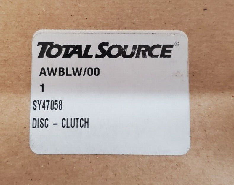 3 Quantity of Total Source Clutch Discs SY47058 | AWBLW/00 (3 Qty)