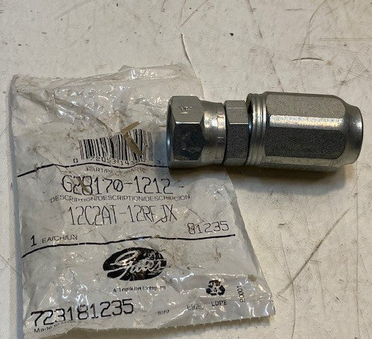 Gates G28170-1212 Mega Crimp Hydraulic Coupling Female Flare Swivel