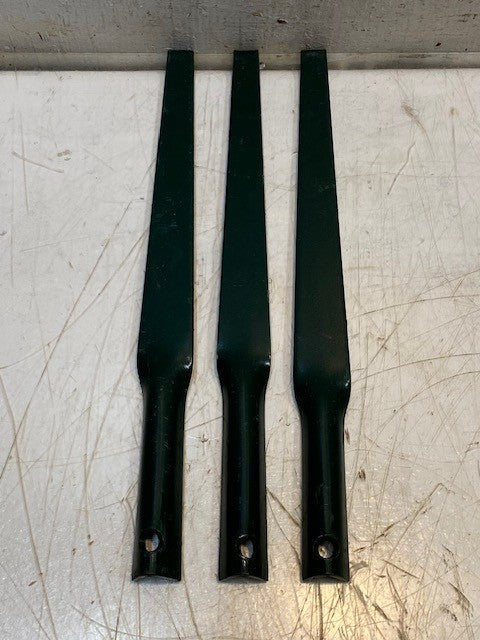 3 Quantity of Green Steel Landscape Edging End Stakes #10ES 12" Long (3 Qty)