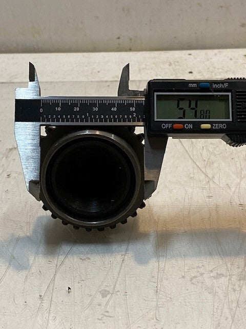 Input Shaft 8" Long 70mm OD 30-Teeth 15mm End 22mm Shaft 20-Spline