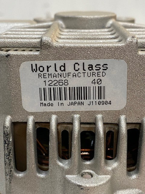 World Class Alternator Remanufactured 12268, J110904