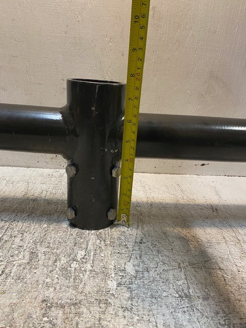 Bullhorn Light Pole Adapter Mounting Bracket 38-3/8" Wide 17-1/2" Tall 62mm Bore