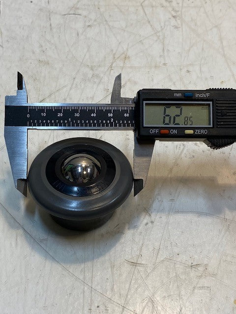 3 Quantity of Kietek Int'l 5533604 Ball Transfer Units 63mm OD 43mm End (3 Qty)