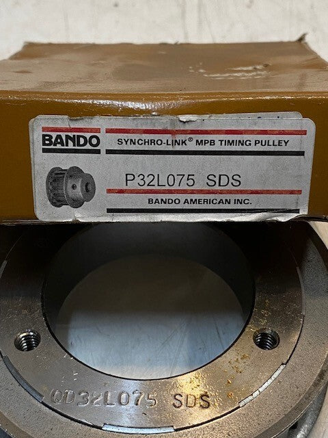 BANDO Timing Belt Pulley P32L075 SDS 4" OD 1" Thick 55mm Bore