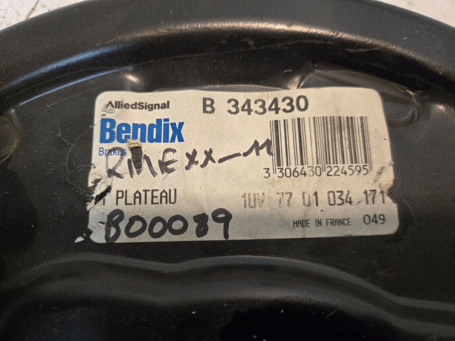 2 Quantity of Bendix B 343430 Brake Backing Plates 3306430224595 (2 Quantity)