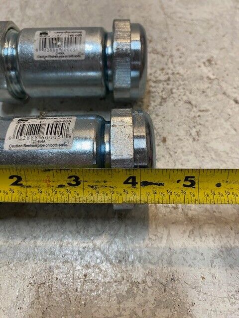 2 Quantity of B&K 1" Compression Couplings 160-005 (2 Quantity)