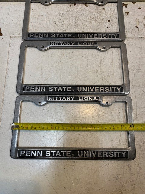 3 Quantity of Nittany Lions Penn State University License Plate Frames (3 Qty)