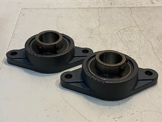 2 Quantity of PEER 2-Bolt Flange Bearings FT208 UC208-24 | 38mm Bore (2 Qty)