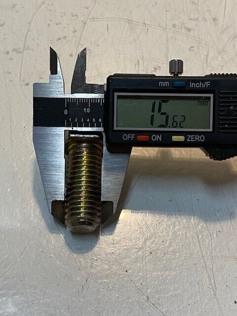 7 Qty of John Deere Hex Head Screws w/ washers 16mm Thread 47mm Long (7 Qty)