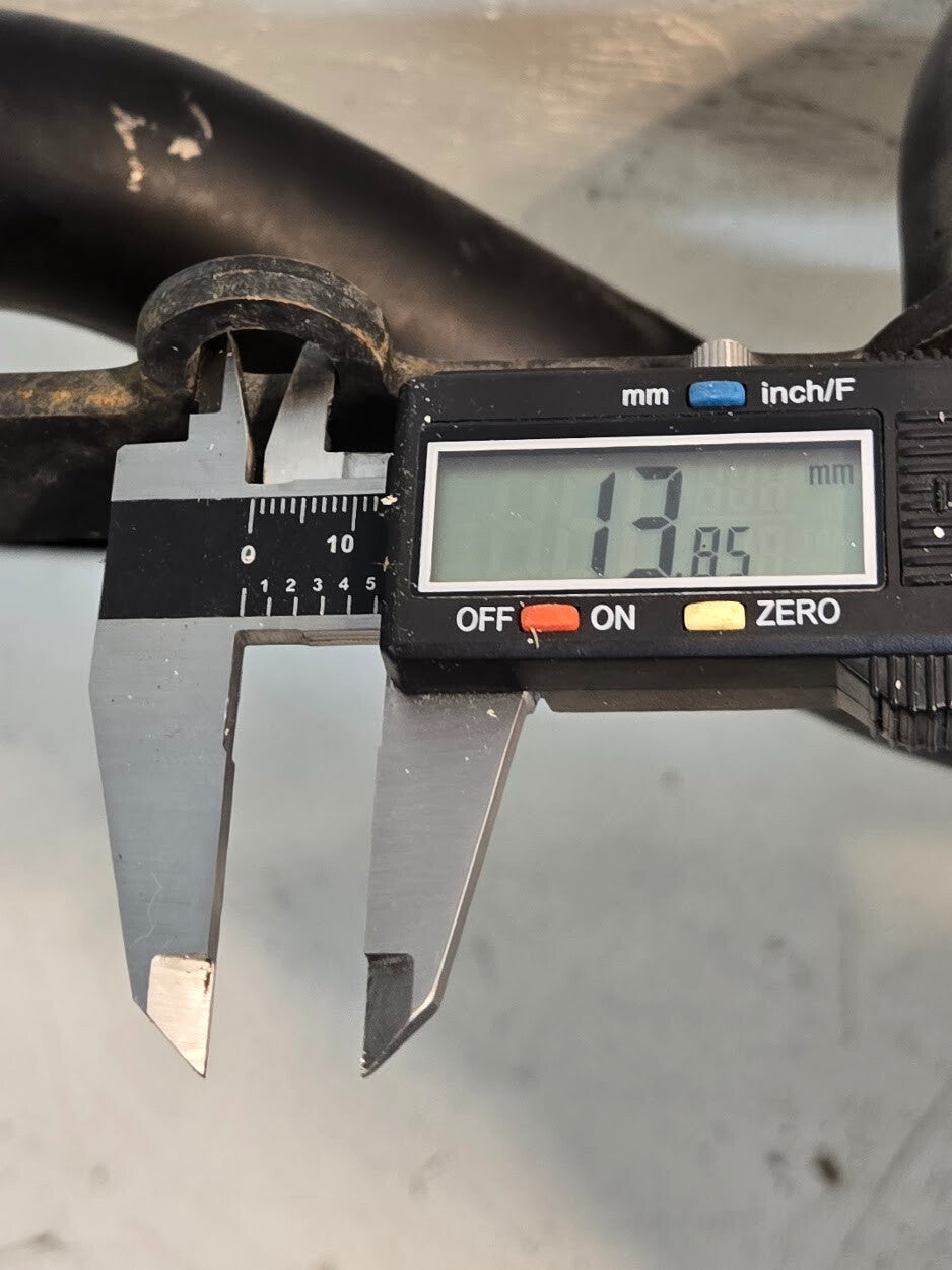 Exhaust Header 3" Outlet 4 Cylinders Long Tube 36" Overall Length 17.25" Height