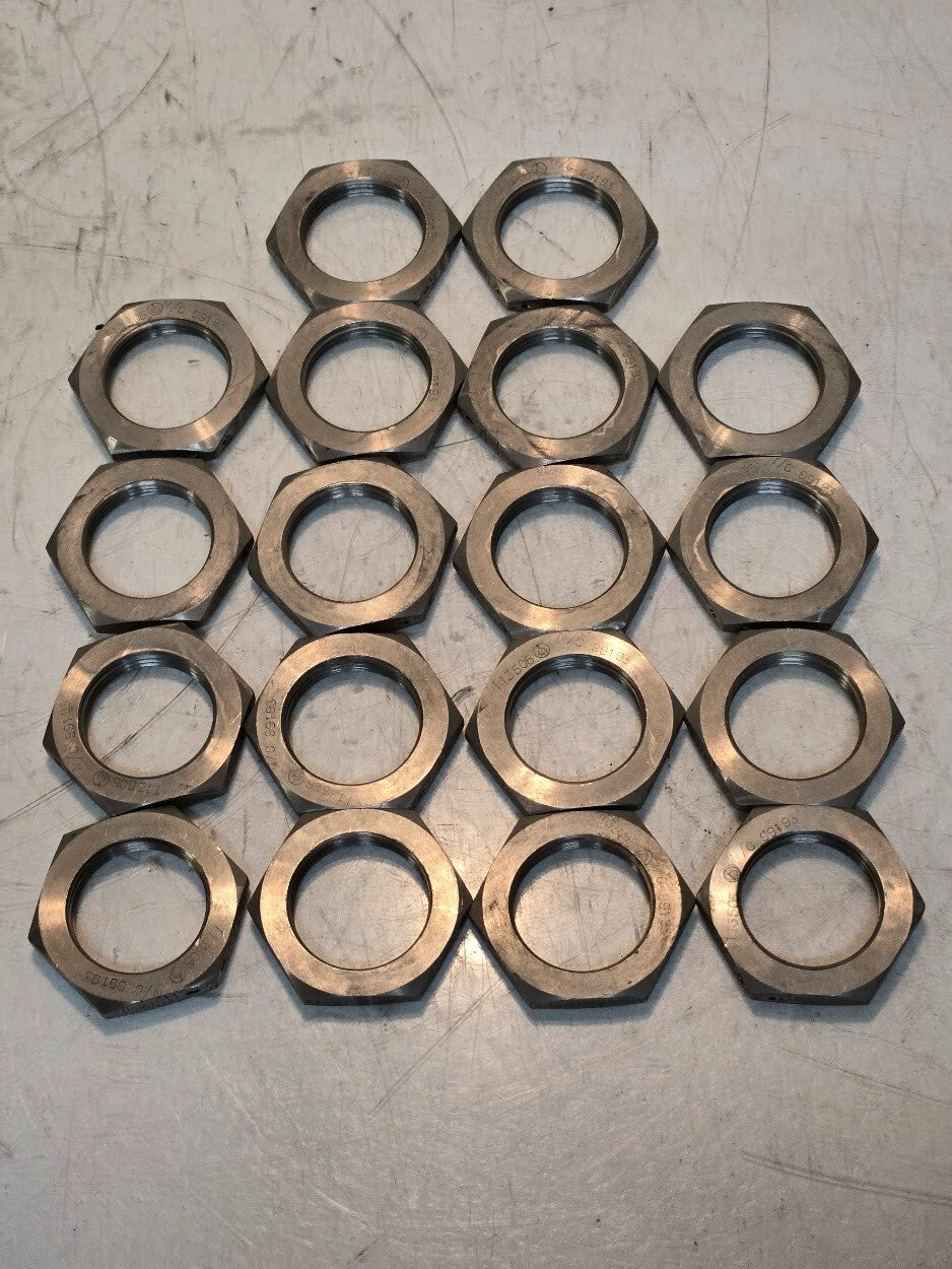 18 Quantity of Right-Hand Axle Nuts 113505 | N/C 99193 | 47.5mm Hex (18 Qty)
