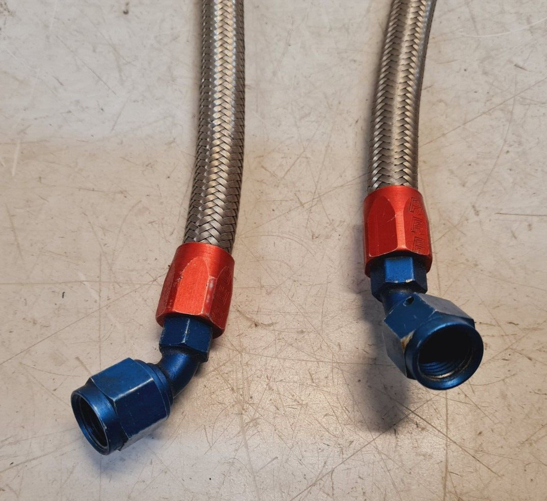 2 Qty of Ducati Racing Corsa Oil Cooler Hoses 17.5" Length | 11.5" Length(2 Qty)