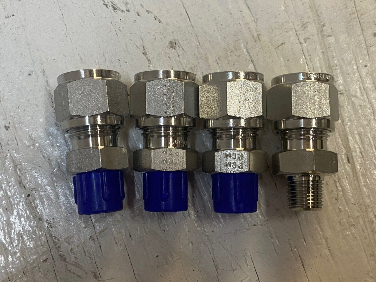 4 Gyrolok 316 Male Connectors (4 qty)