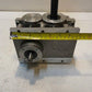 Right Angle Gearbox A080396 | 9" L 6-3/4" W 6-1/2" H 18mm Shaft 15mm Shaft