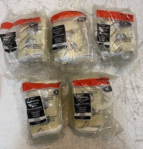 5 Bags of 10 Quantity of Legrand TP8ICP Outlet Wall Plates (50 Quantity Total)