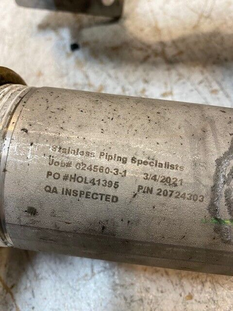 Stainless Piping Specialists 20724303 Metal Muffler Pipe 024560-3-1 | HOL41395