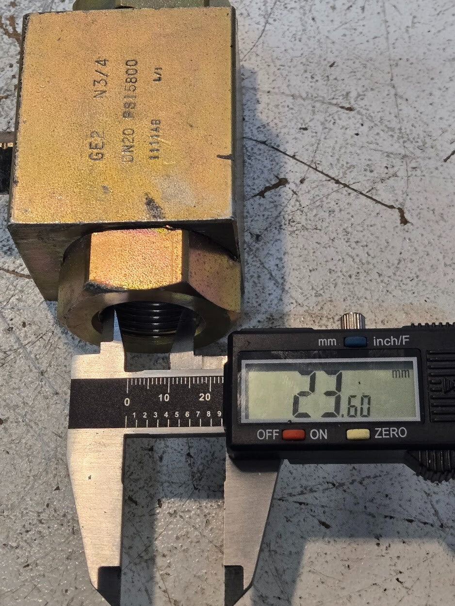 High Pressure 3/4" Ball Valve GE2 DN20 PSI5800 1111AB