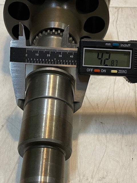 Output Shaft 9-Bolt, 12" L, W2-R234822.01, PVM098ER, 100528RM1023, 123AL00062A