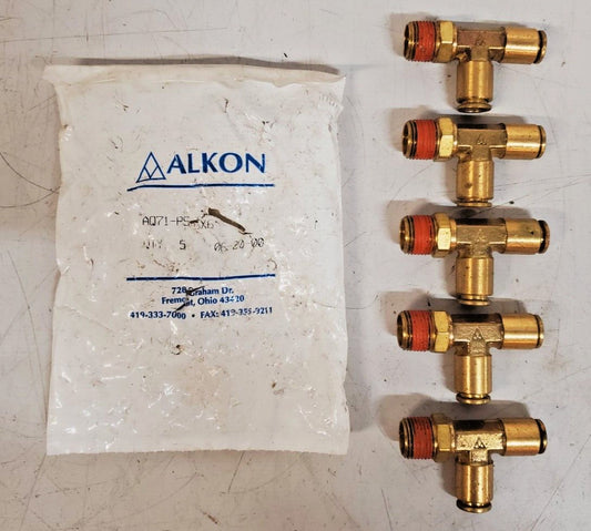 5 Quantity of Alkon Swivel Male Run Tee AQ71-PS-6X6 | AQ71PS6X6 (5 Qty)ALKON