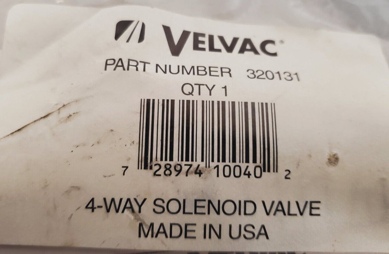 Velvac Four-Way Electronic Solenoid Air Valve 320131 | 3201312