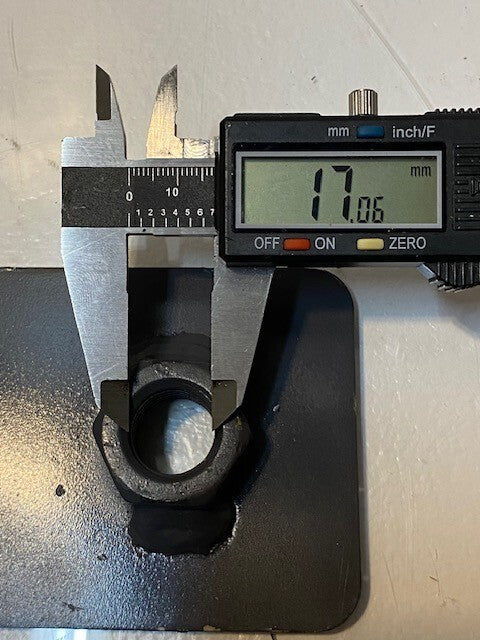 Komatsu 198-54-78360 Plate 19-3/4" Long 3-1/8" Wide 17mm Bolt Hole