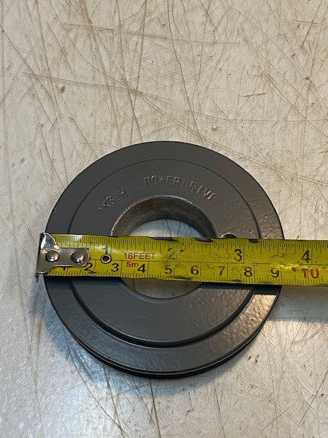 Power Drive AK39H Cast Iron V-Belt Pulley 1-Groove 3.75 in OD Fixed Bore 41mm