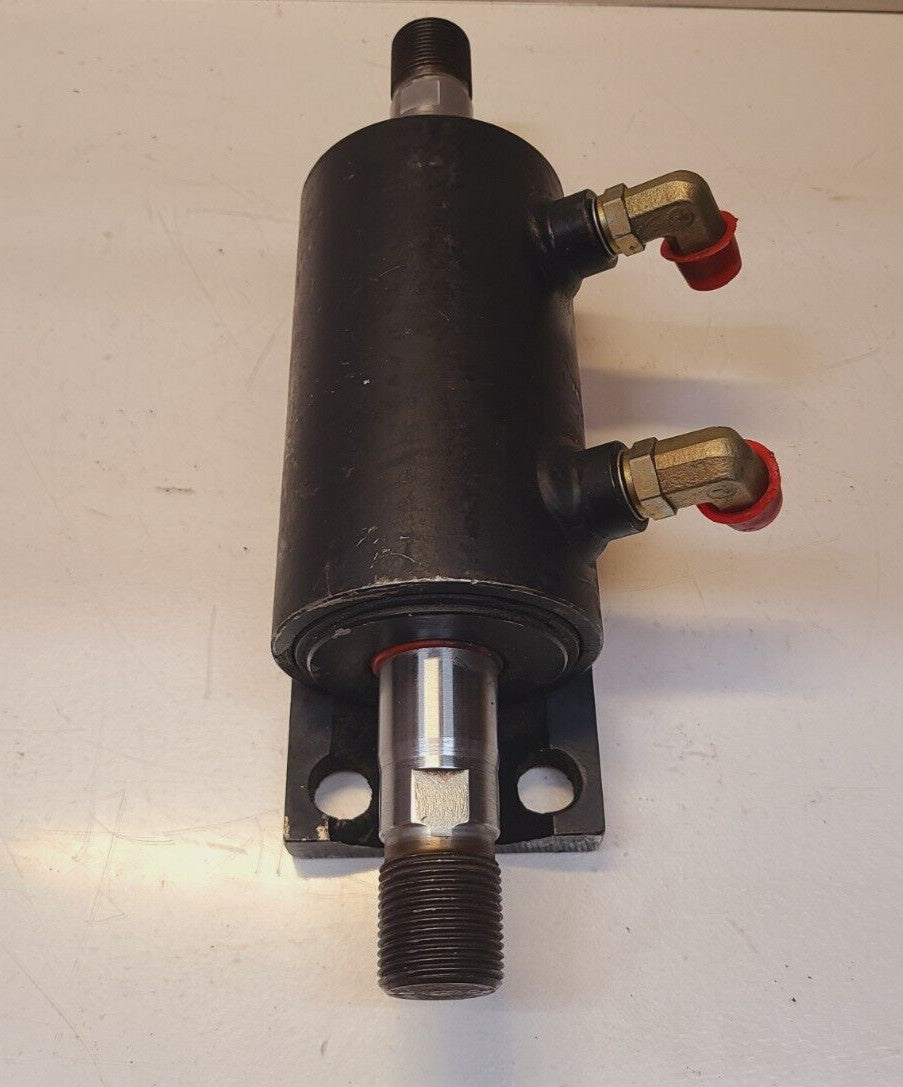 Clark Steering Cylinder with Support Base 9.5" x 3.5" | 13" Long