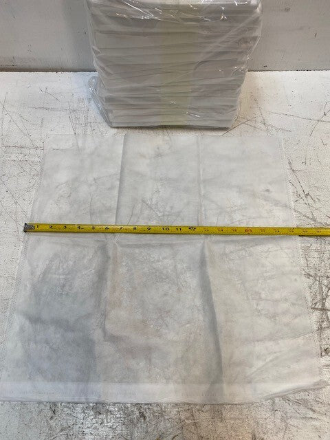 8 Packs of 100 White Cold Brew Coffee Filter Bags 19.5"x19.5" (800 Qty Total)