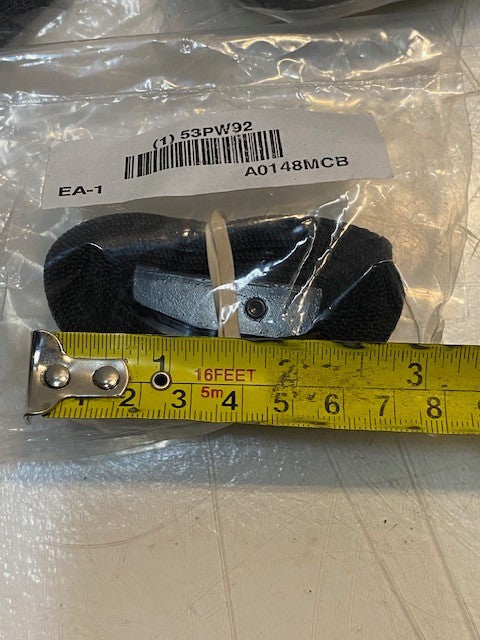 3 Qty of Grainger C" Strap, Polypropylene, Cam, Black, 53PW92, A0148MCB (3 Qty)