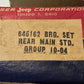 Kaiser Jeep Rear Main Bearing Set 645162 | Group 10-04 | for 4-134 Engines