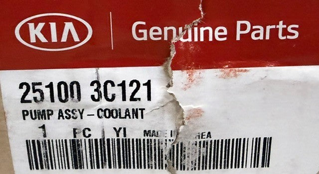 Kia Genuine Parts 25100-3C121 Pump Assembly Coolant Automotive Unit
