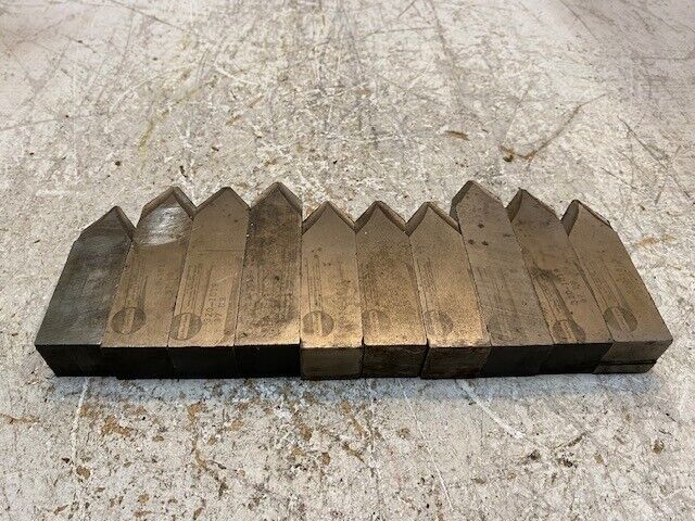 10 Quantity of D.L. Rioci Corp 320-1019 37 DB Bevel-Mill Inserts (10 Quantity)