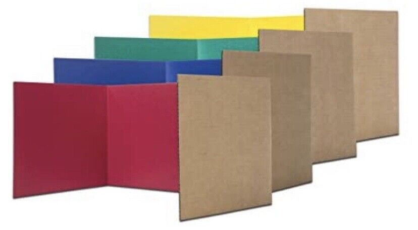 Flipside Products 61849 18" x 48" Privacy Shield, Color Assortment (Pack of 24)